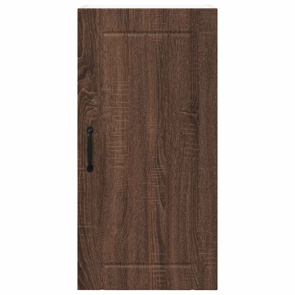 Veggskap LUCCA Brun eik 40 x 31 x 80 cm Konstruert tre