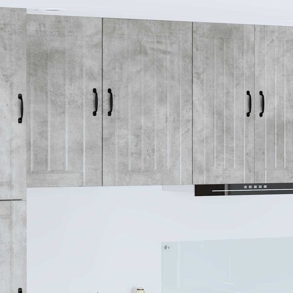 Veggskap LUCCA Betonggrå 50 x 31 x 80 cm Konstruert tre