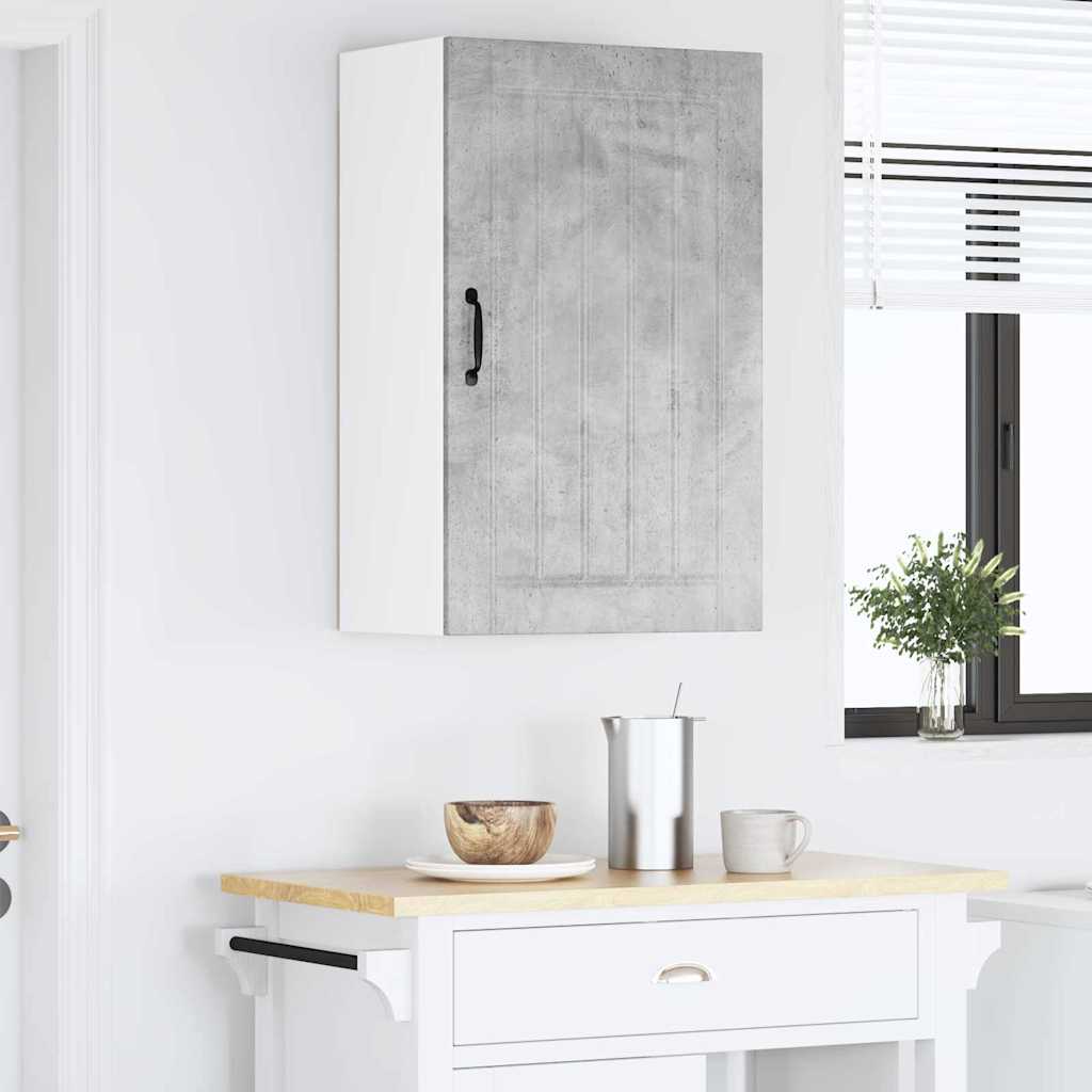Veggskap LUCCA Betonggrå 50 x 31 x 80 cm Konstruert tre