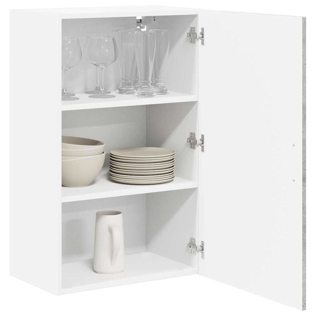 Veggskap LUCCA Betonggrå 50 x 31 x 80 cm Konstruert tre