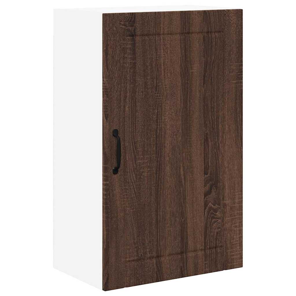 Veggskap LUCCA Brun eik 50 x 31 x 80 cm Konstruert tre