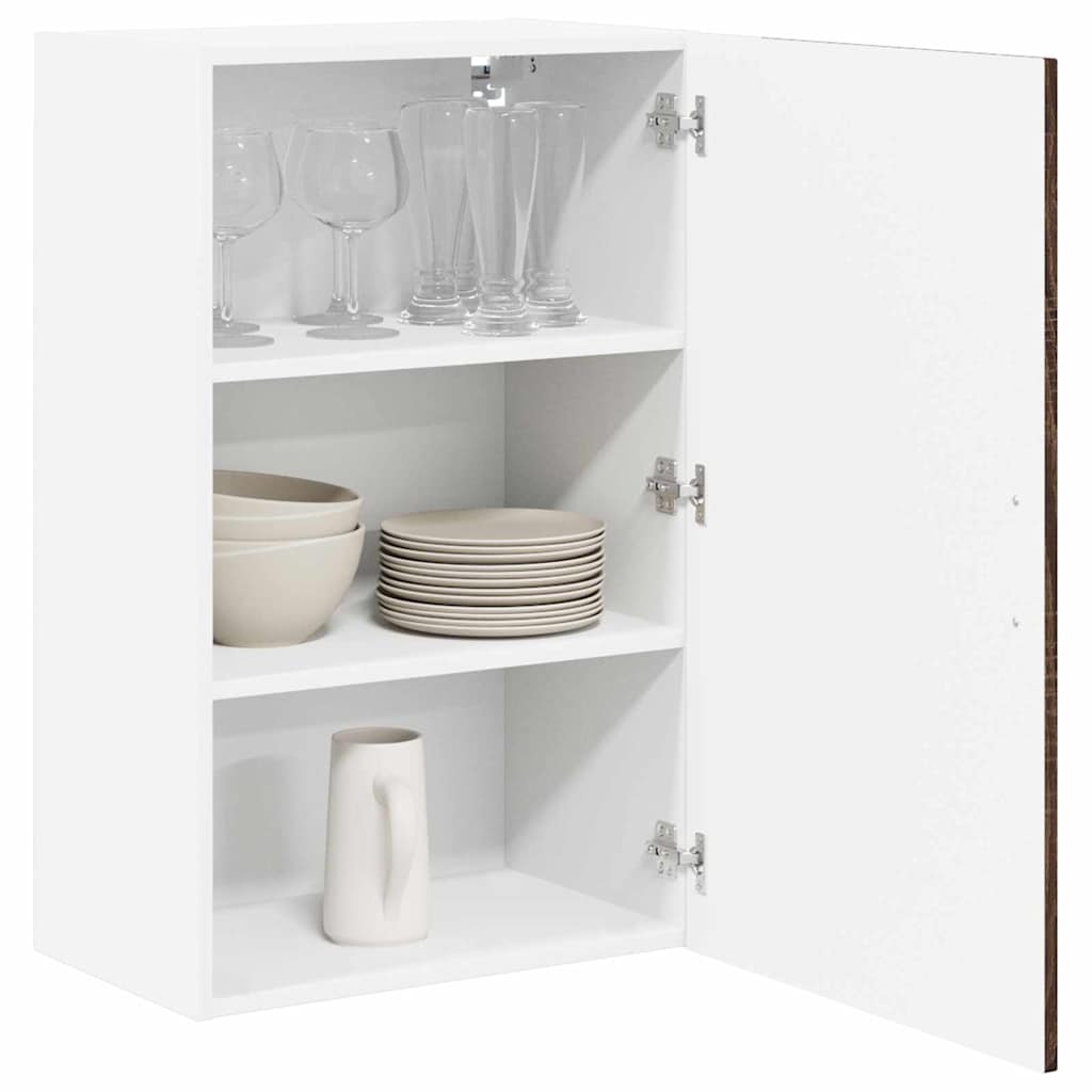 Veggskap LUCCA Brun eik 50 x 31 x 80 cm Konstruert tre