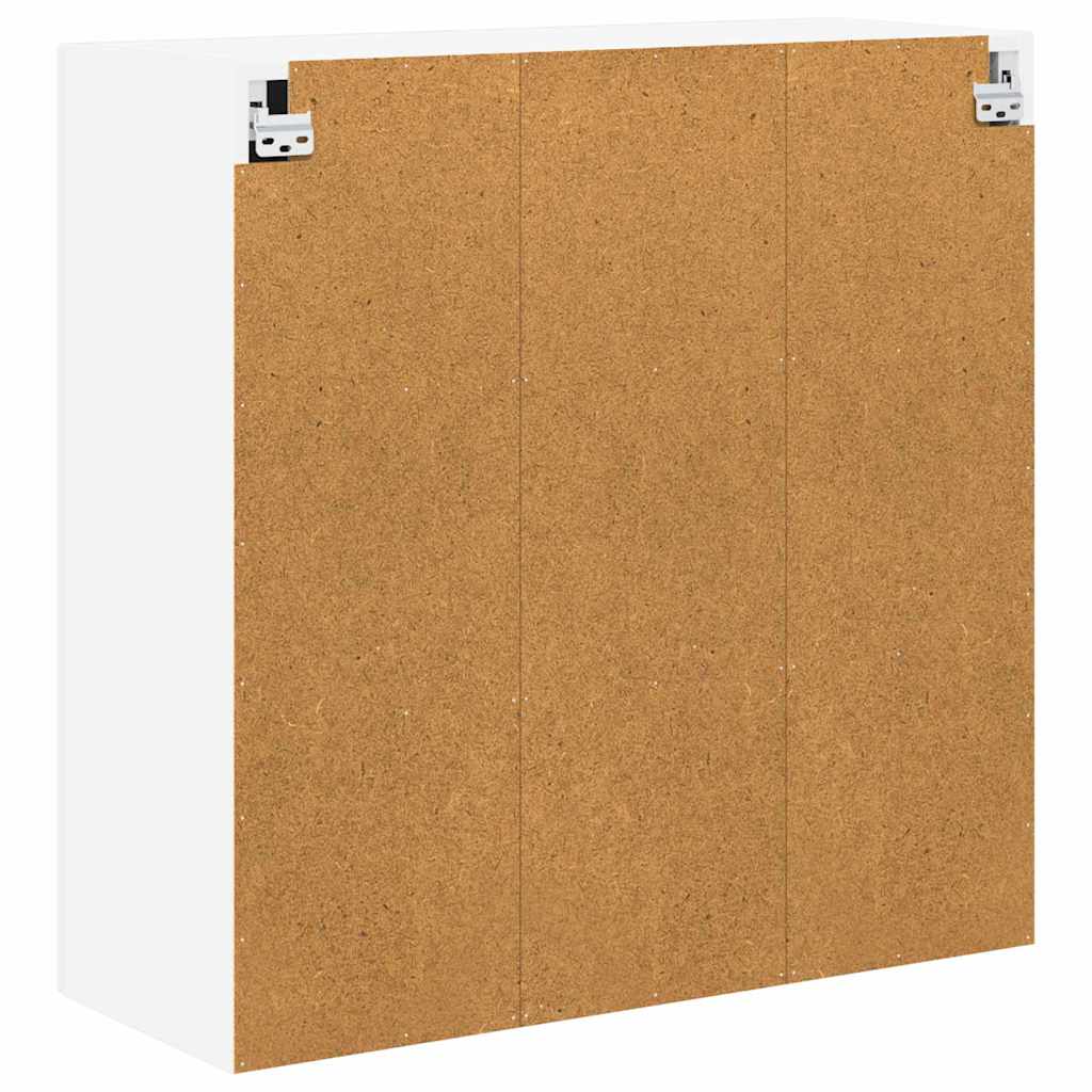 Veggskap LUCCA Høgglans hvit 80 x 31 x 80 cm Konstruert tre