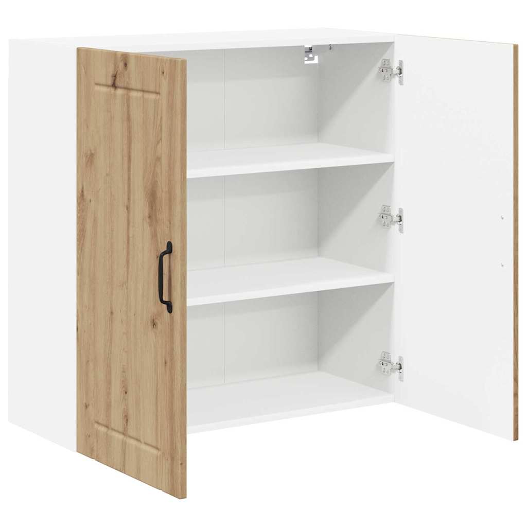 Veggskap LUCCA Artisan eik 80 x 31 x 80 cm Konstruert tre