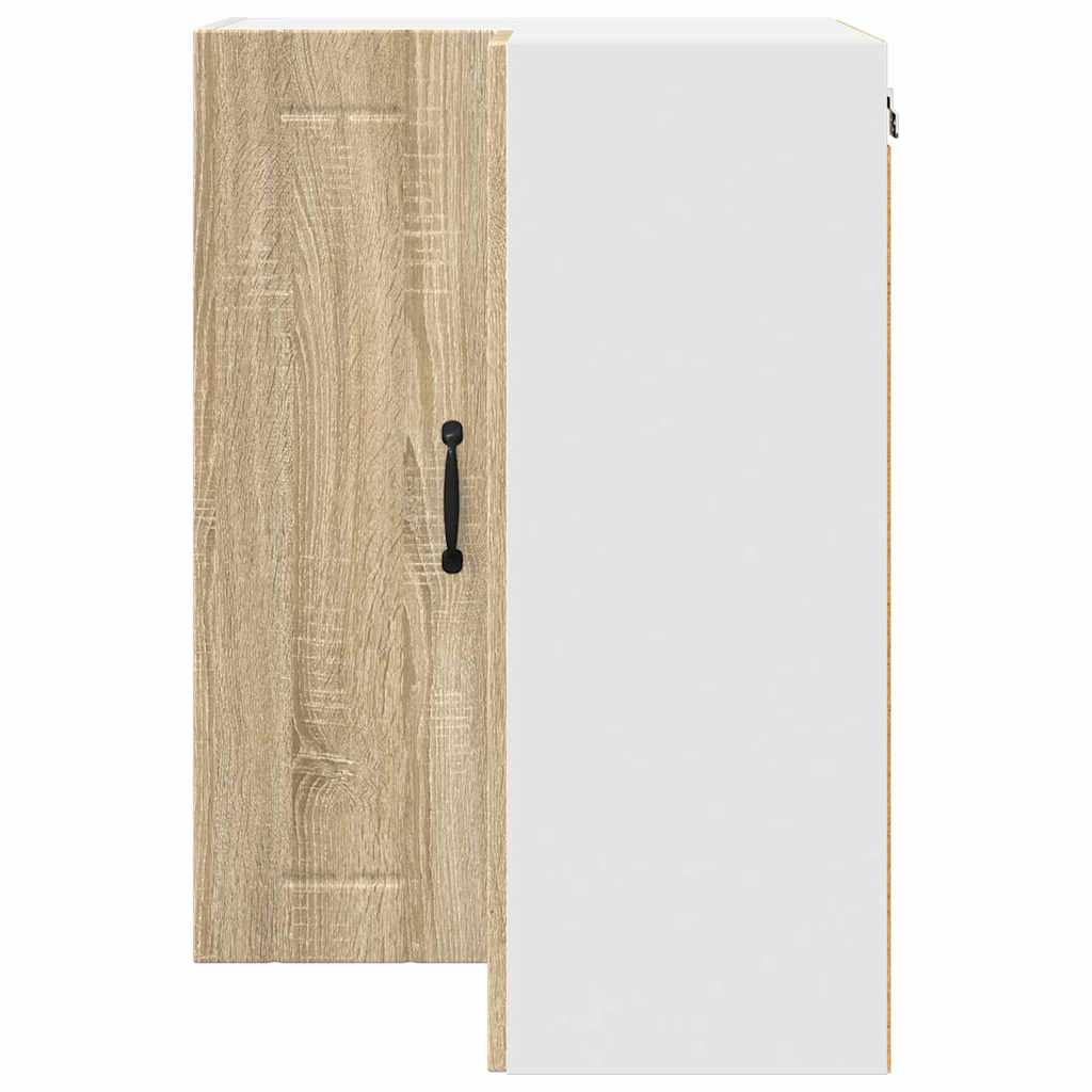 Vegghjørneskap LUCCA Sonoma eik 57 x 57 x 80 cm Konstruert tre