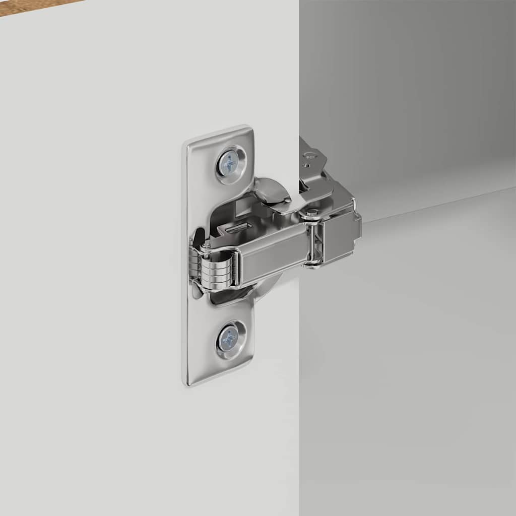Vegghjørneskap LUCCA Gammelt tre 57 x 57 x 80 cm Konstruert tre