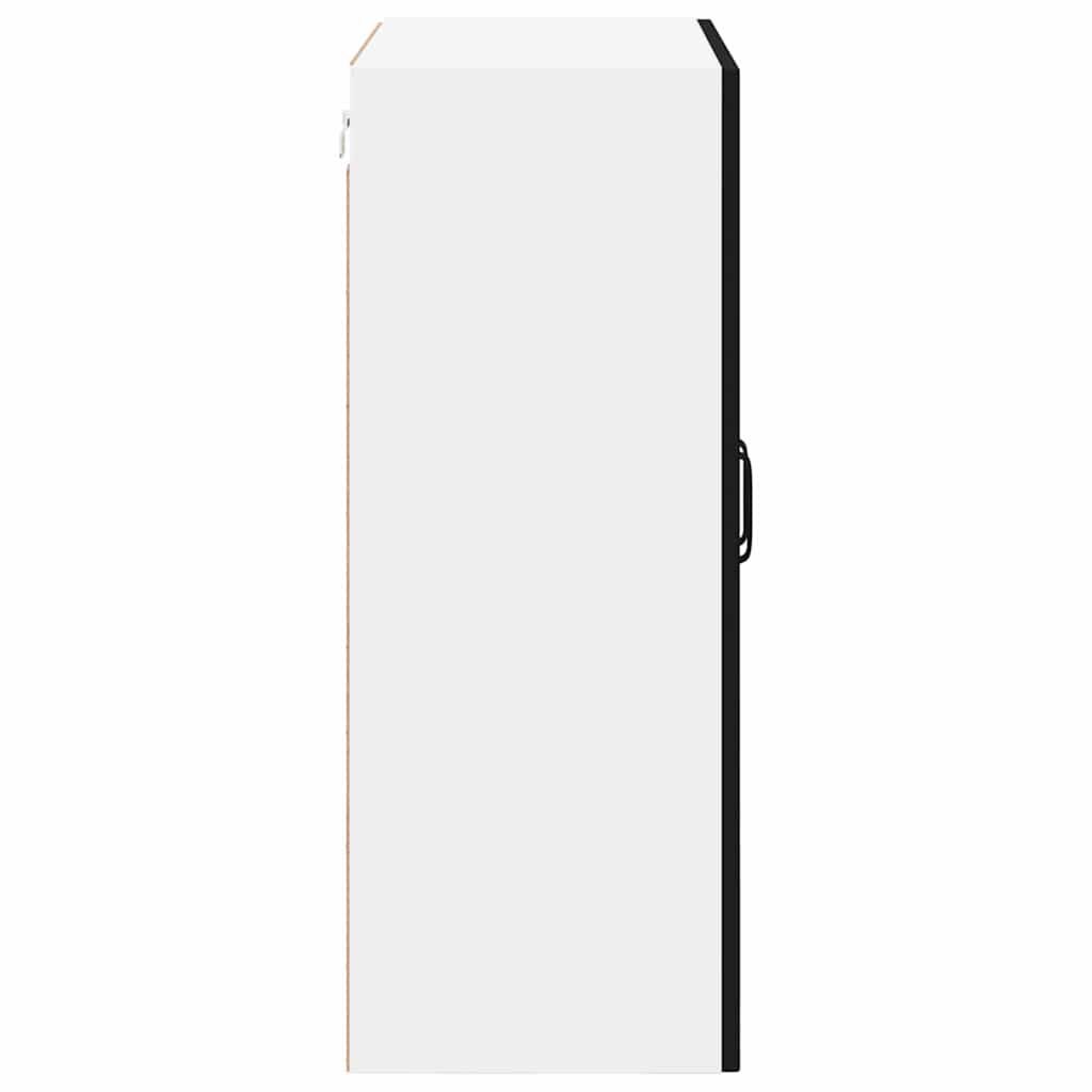 Vegghylle LUCCA Svart 60 x 31 x 80 cm Konstruert tre