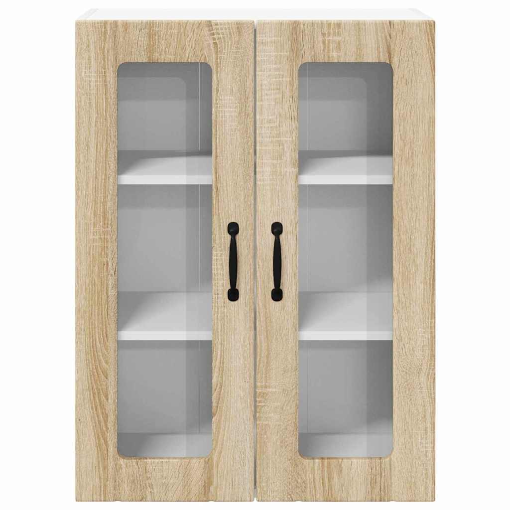 Vegghylle LUCCA Sonoma eik 60 x 31 x 80 cm Konstruert tre