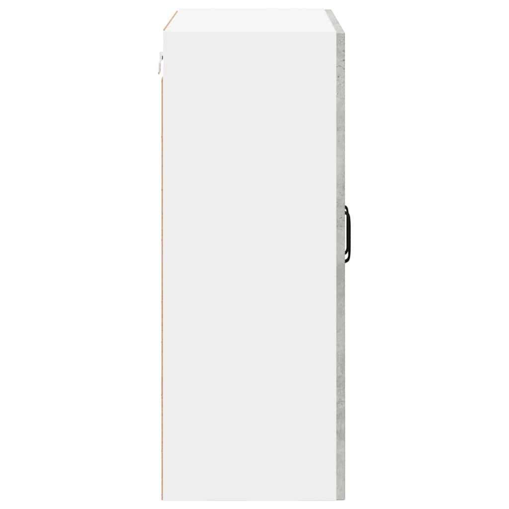 Vegghylle LUCCA Betonggrå 60 x 31 x 80 cm Konstruert tre