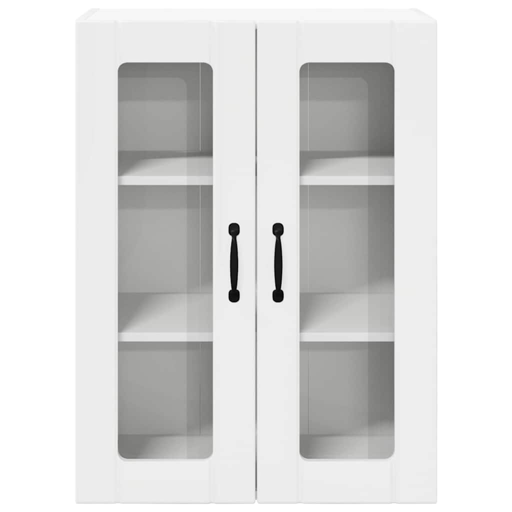 Vegghylle LUCCA Høgglans hvit 60 x 31 x 80 cm Konstruert tre