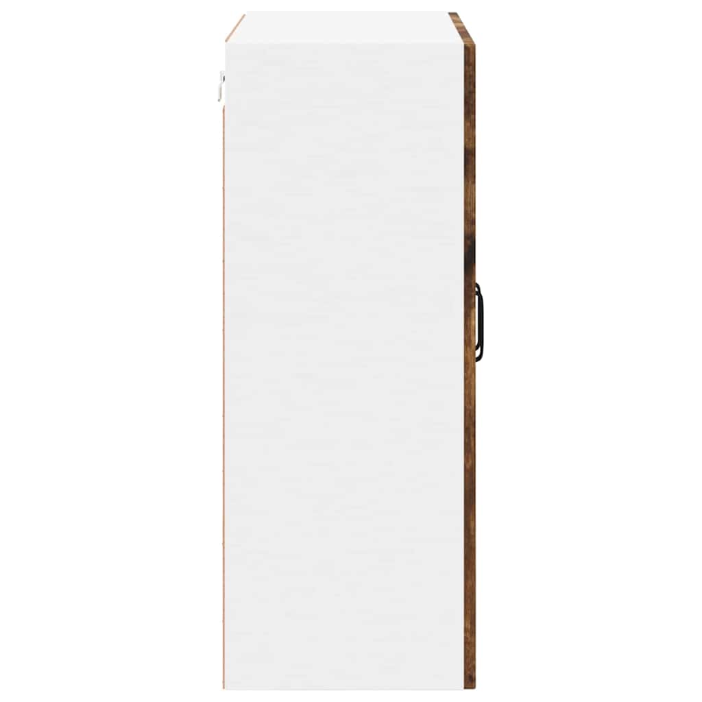 Vegghylle LUCCA Røkt Eik 60 x 31 x 80 cm Konstruert tre