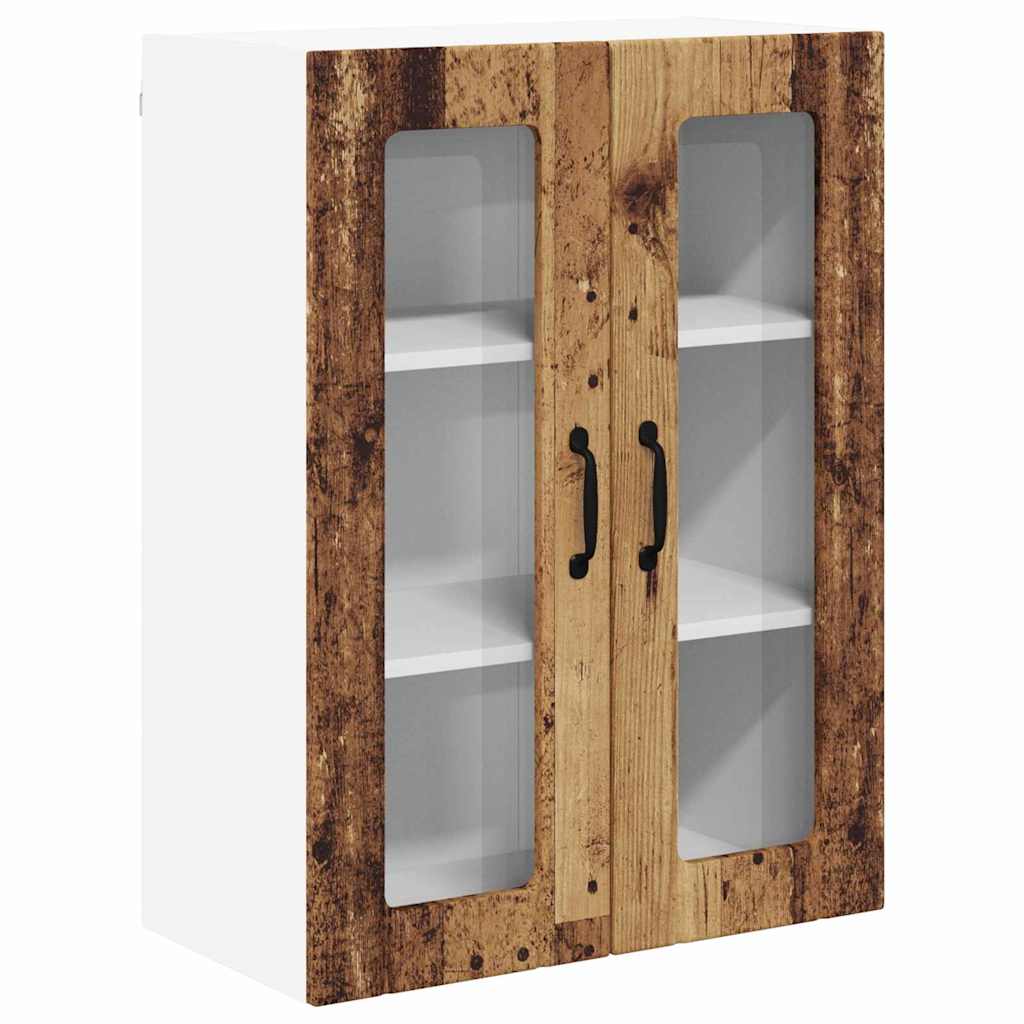 Vegghylle LUCCA Gammelt tre 60 x 31 x 80 cm Konstruert tre