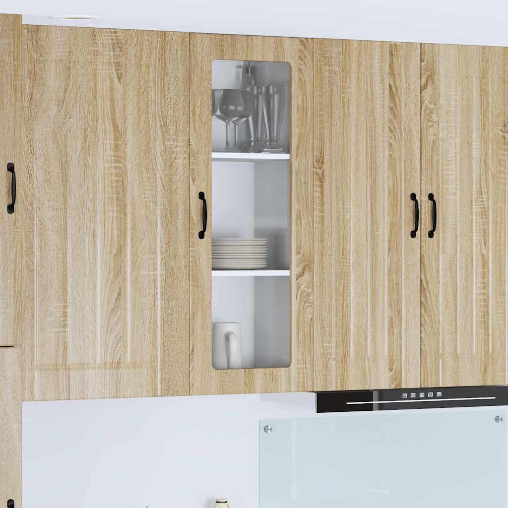 Vegghylle LUCCA Sonoma eik 40 x 31 x 100 cm Konstruert tre
