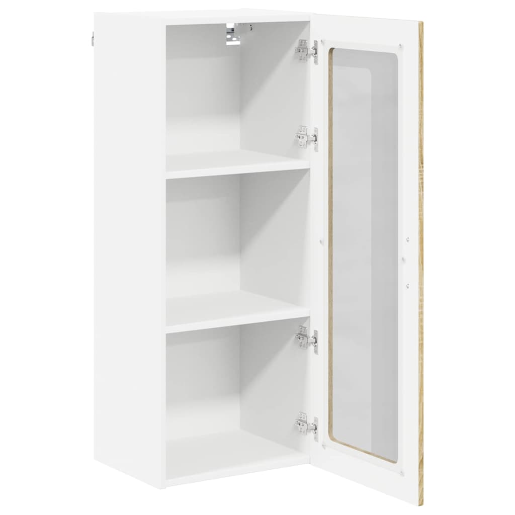 Vegghylle LUCCA Sonoma eik 40 x 31 x 100 cm Konstruert tre