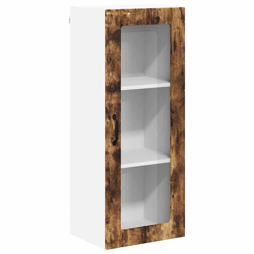 Vegghylle LUCCA Røkt Eik 40 x 31 x 100 cm Konstruert tre