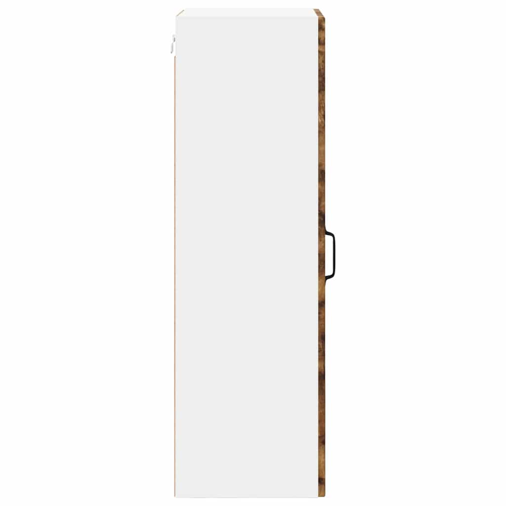 Vegghylle LUCCA Røkt Eik 40 x 31 x 100 cm Konstruert tre