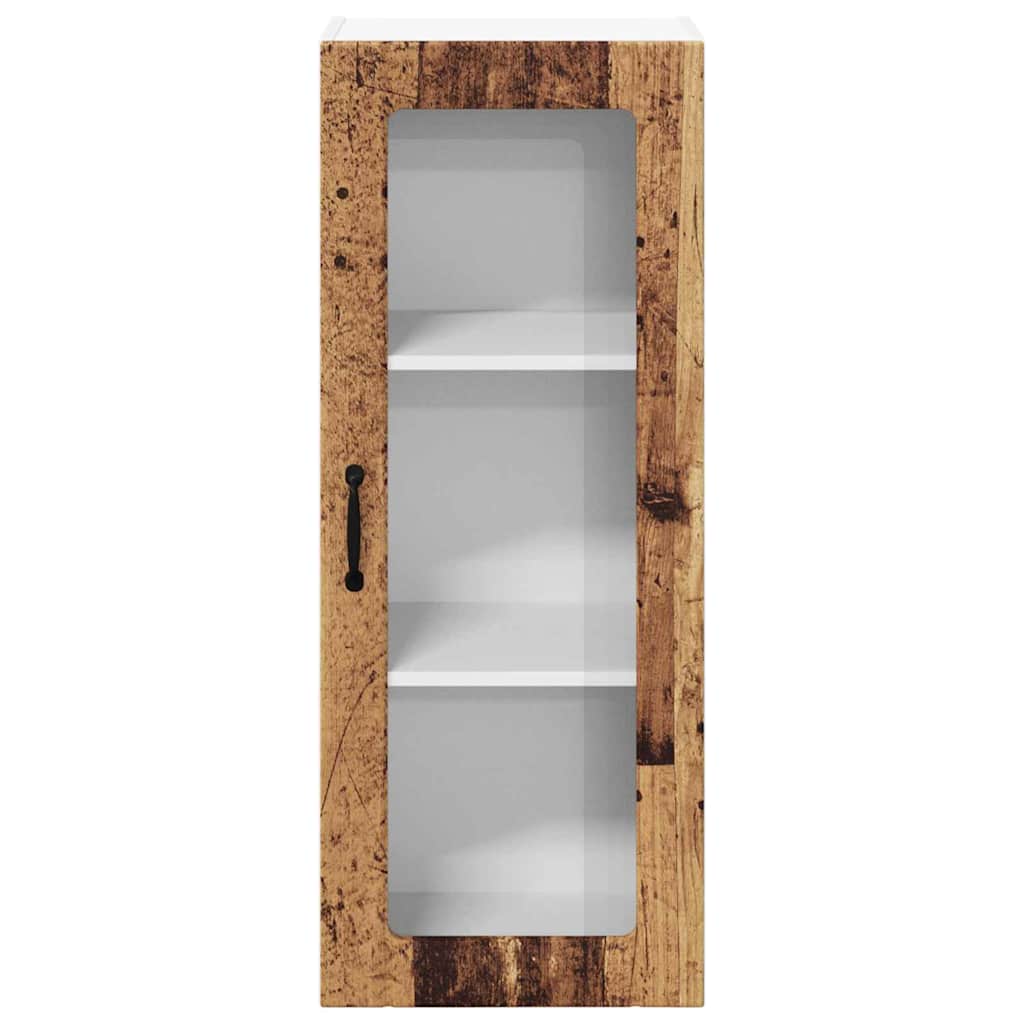 Vegghylle LUCCA Gammelt tre 40 x 31 x 100 cm Konstruert tre