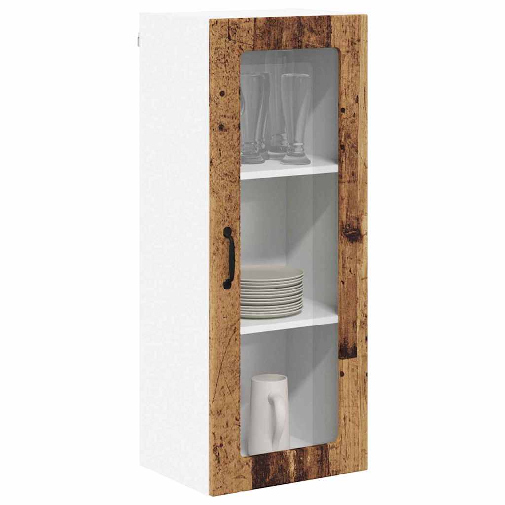 Vegghylle LUCCA Gammelt tre 40 x 31 x 100 cm Konstruert tre