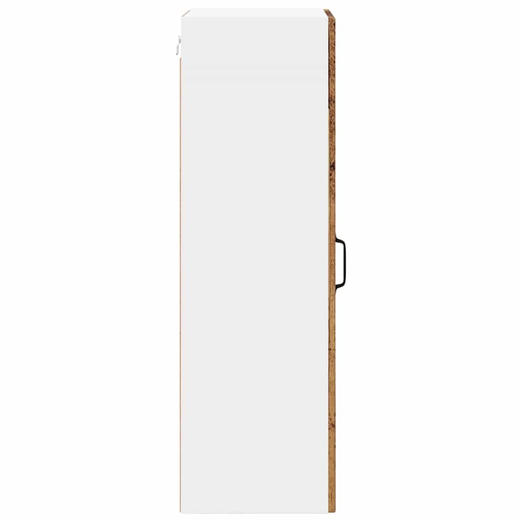 Vegghylle LUCCA Gammelt tre 40 x 31 x 100 cm Konstruert tre