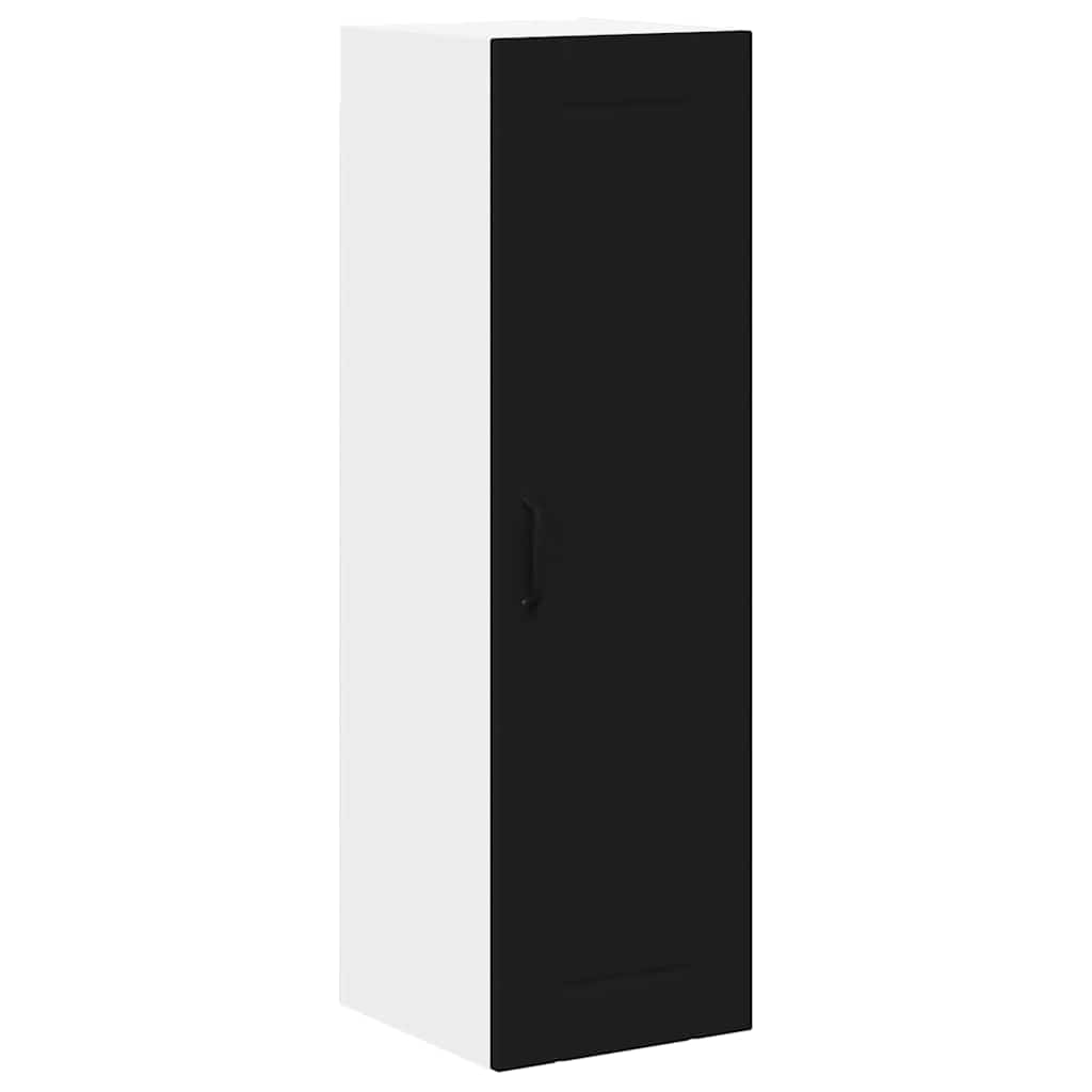 Veggskap LUCCA Svart 30 x 31 x 100 cm Konstruert tre