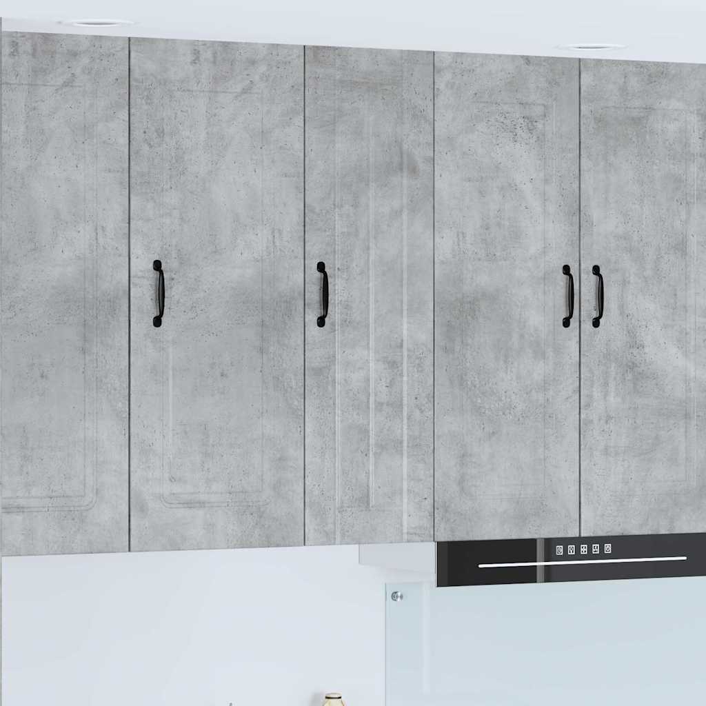 Veggskap LUCCA Betonggrå 30 x 31 x 100 cm Konstruert tre