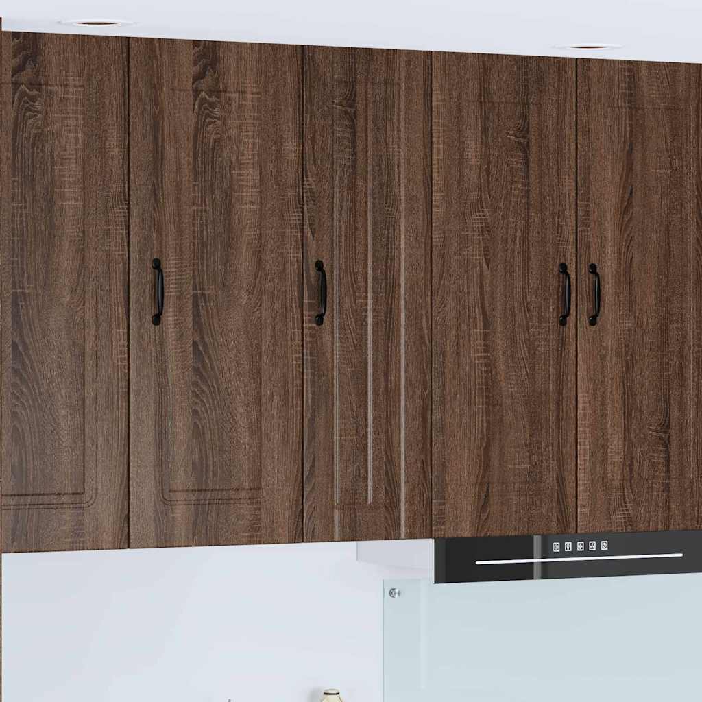 Veggskap LUCCA Brun eik 30 x 31 x 100 cm Konstruert tre