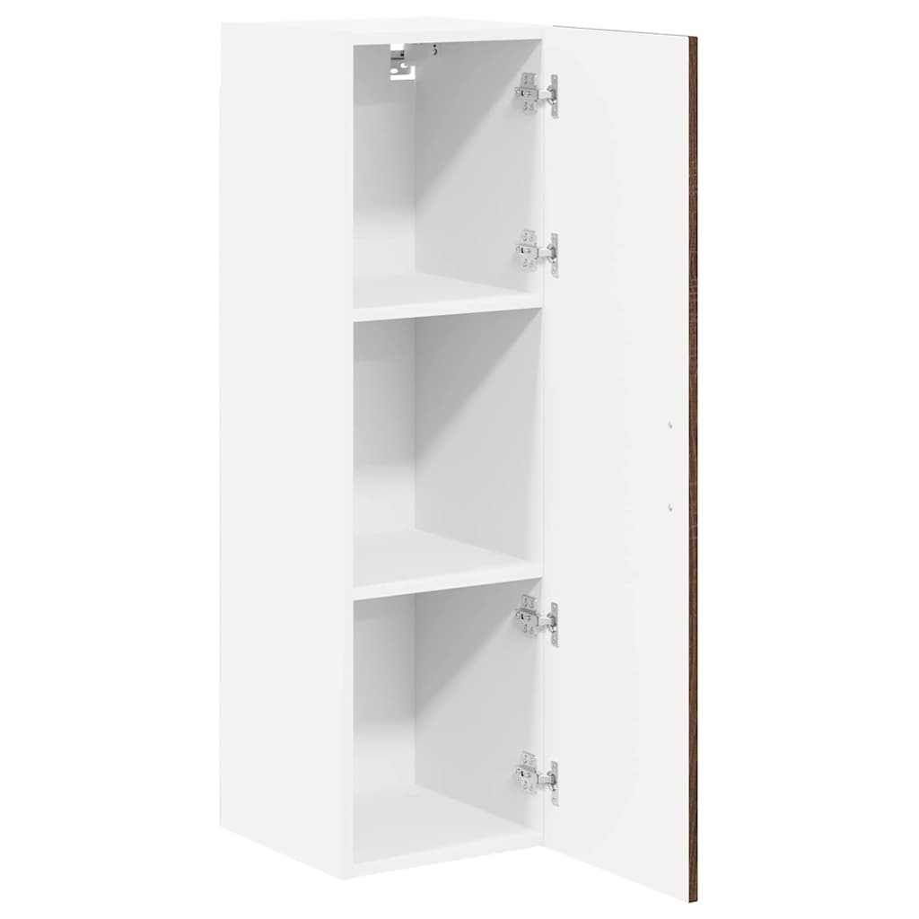 Veggskap LUCCA Brun eik 30 x 31 x 100 cm Konstruert tre