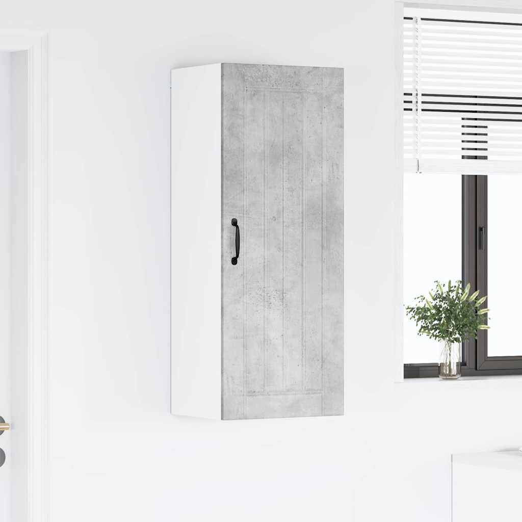 Veggskap LUCCA Betonggrå 40 x 31 x 100 cm Konstruert tre