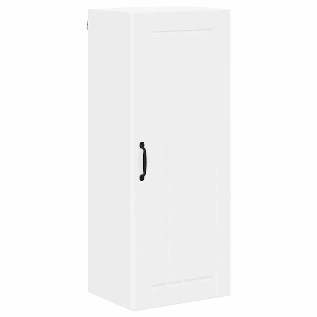 Veggskap LUCCA Høgglans hvit 40 x 31 x 100 cm Konstruert tre