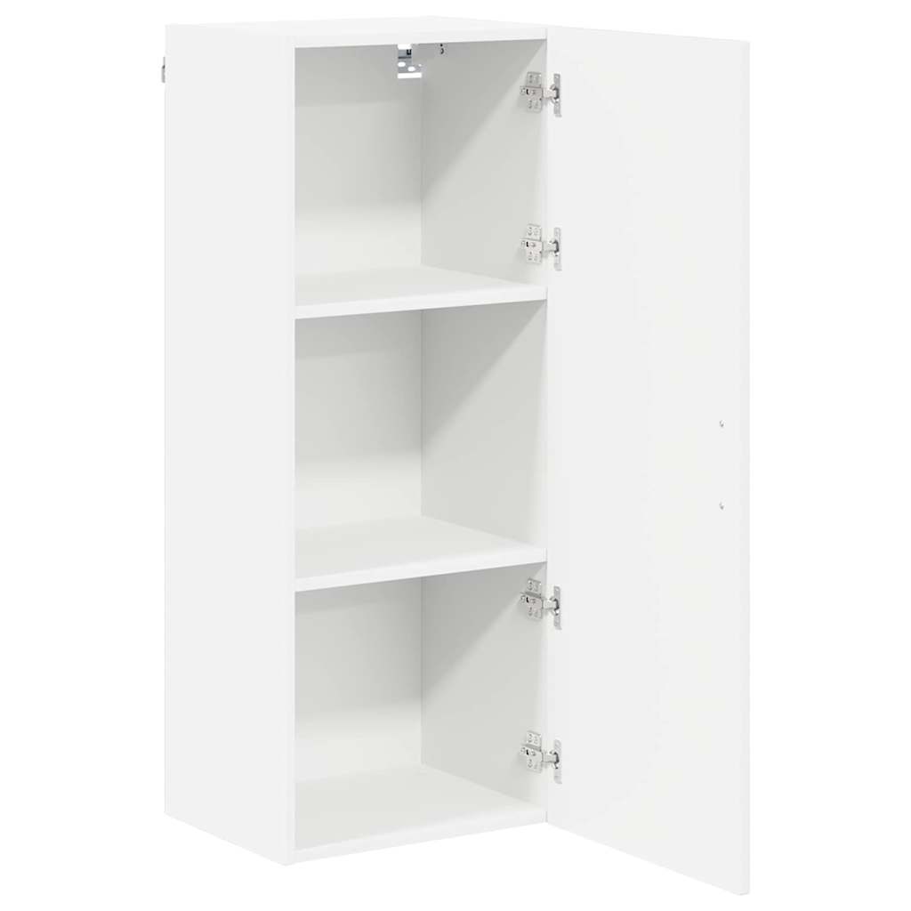 Veggskap LUCCA Høgglans hvit 40 x 31 x 100 cm Konstruert tre