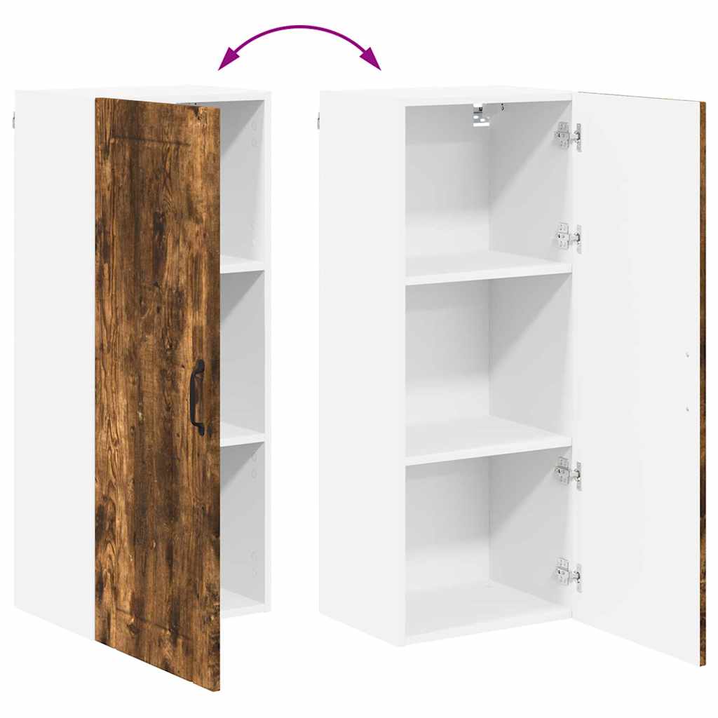 Veggskap LUCCA Røkt Eik 40 x 31 x 100 cm Konstruert tre