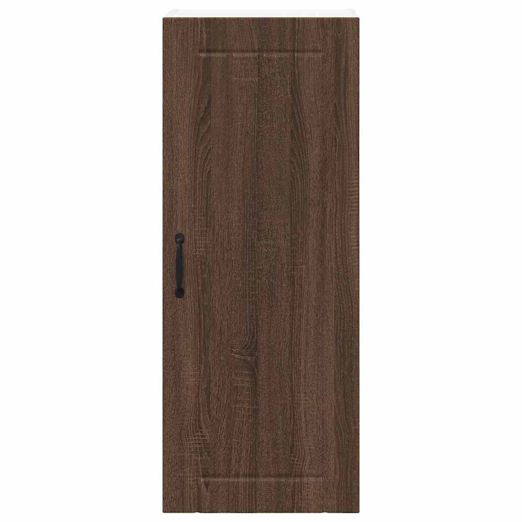 Veggskap LUCCA Brun eik 40 x 31 x 100 cm Konstruert tre