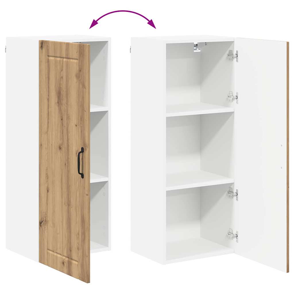 Veggskap LUCCA Artisan eik 40 x 31 x 100 cm Konstruert tre