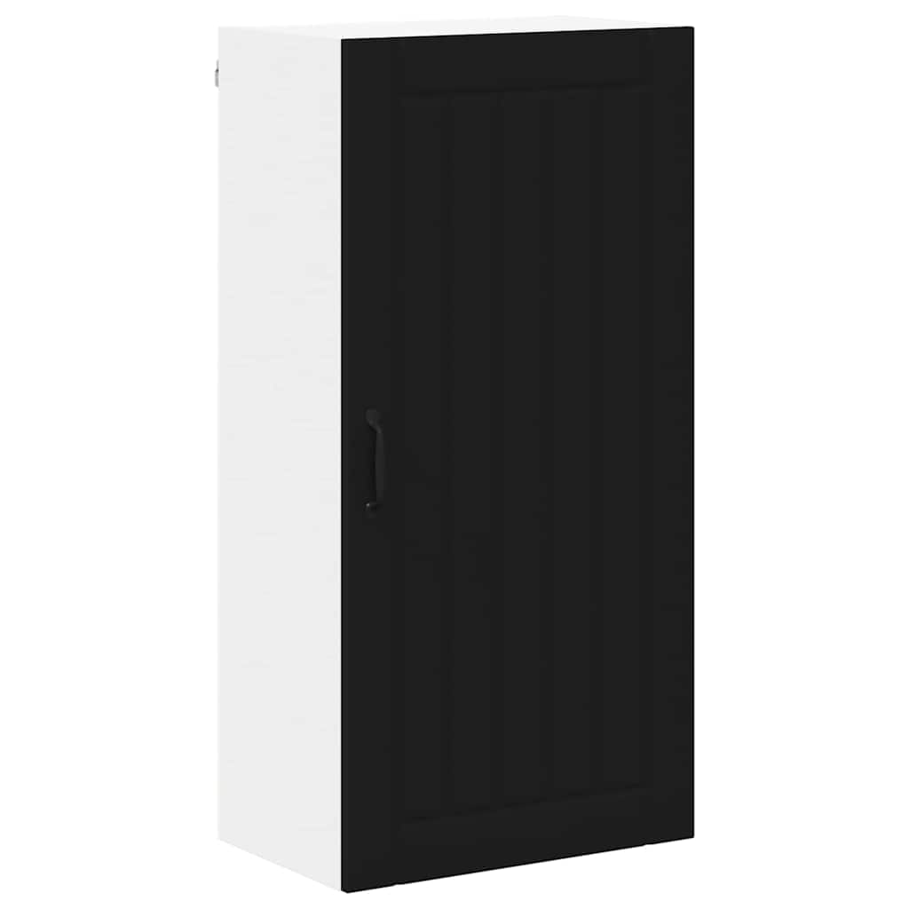 Veggskap LUCCA Svart 50 x 31 x 100 cm Konstruert tre