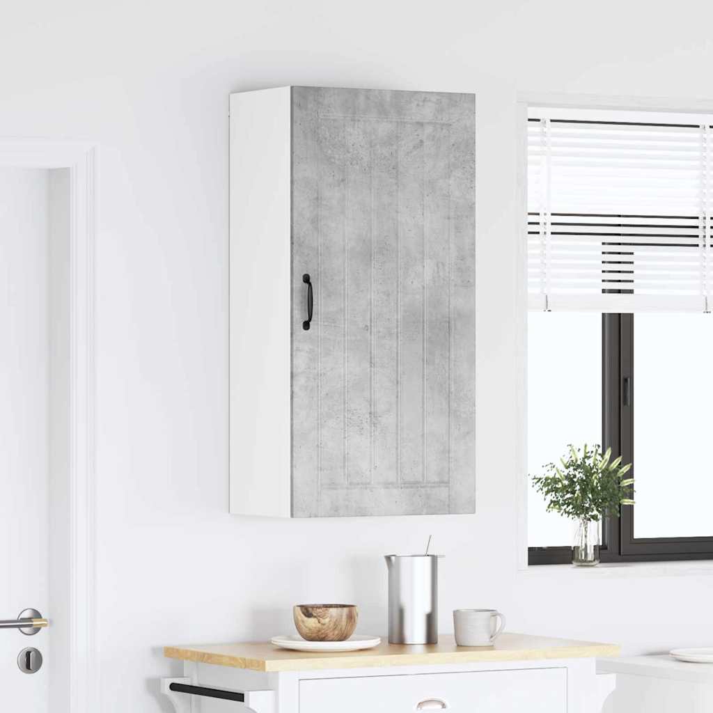 Veggskap LUCCA Betonggrå 50 x 31 x 100 cm Konstruert tre
