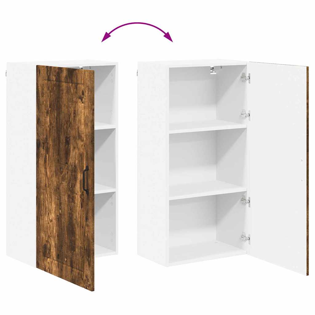 Veggskap LUCCA Røkt Eik 50 x 31 x 100 cm Konstruert tre