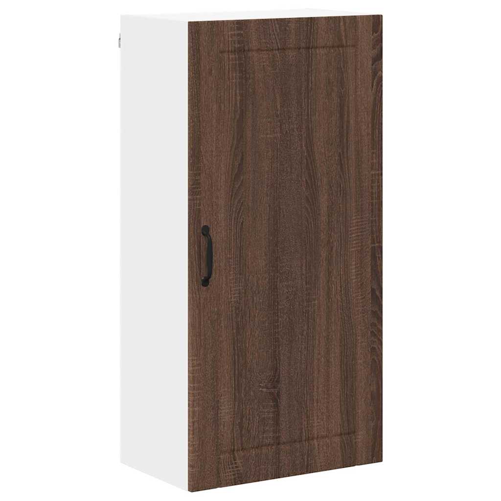 Veggskap LUCCA Brun eik 50 x 31 x 100 cm Konstruert tre