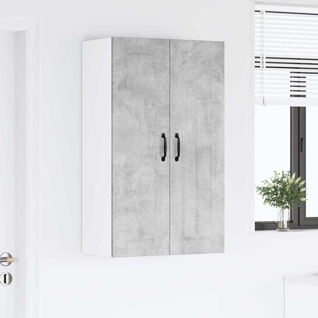 Veggskap LUCCA Betonggrå 60 x 31 x 100 cm Konstruert tre