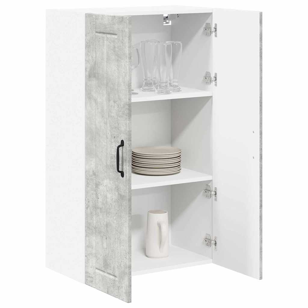 Veggskap LUCCA Betonggrå 60 x 31 x 100 cm Konstruert tre
