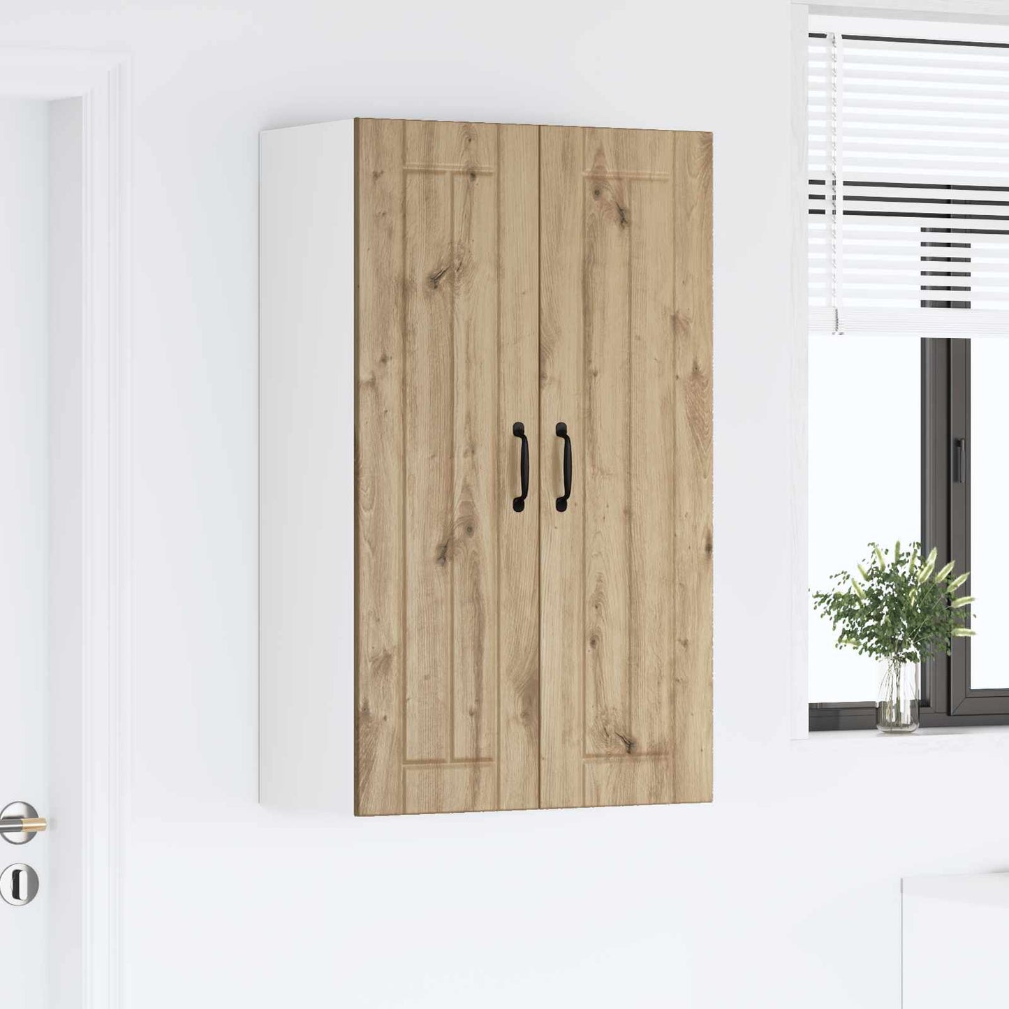 Veggskap LUCCA Artisan eik 60 x 31 x 100 cm Konstruert tre