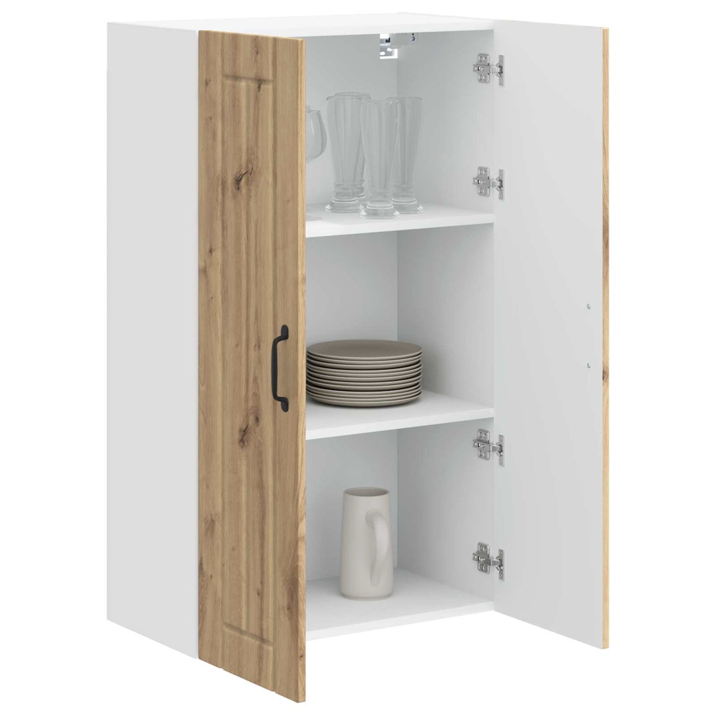 Veggskap LUCCA Artisan eik 60 x 31 x 100 cm Konstruert tre