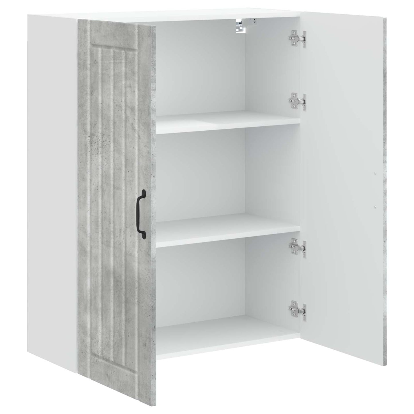 Veggskap LUCCA Betonggrå 80 x 31 x 100 cm Konstruert tre