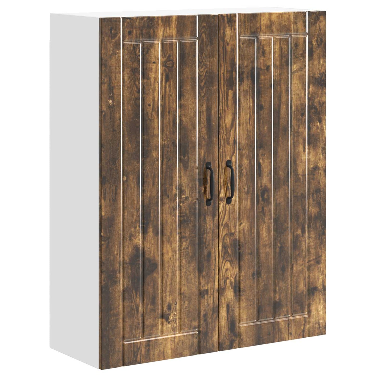 Veggskap LUCCA Røkt Eik 80 x 31 x 100 cm Konstruert tre