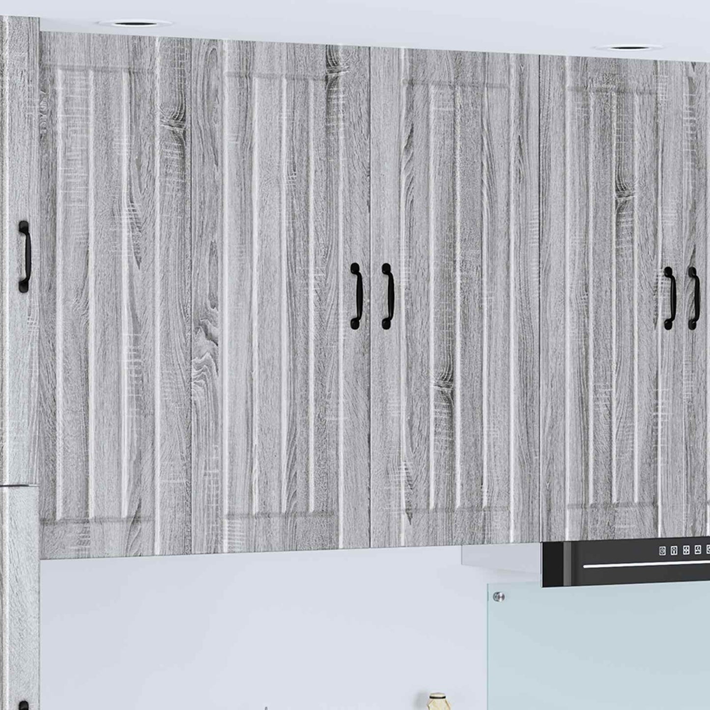 Veggskap LUCCA Grå sonoma 80 x 31 x 100 cm Konstruert tre