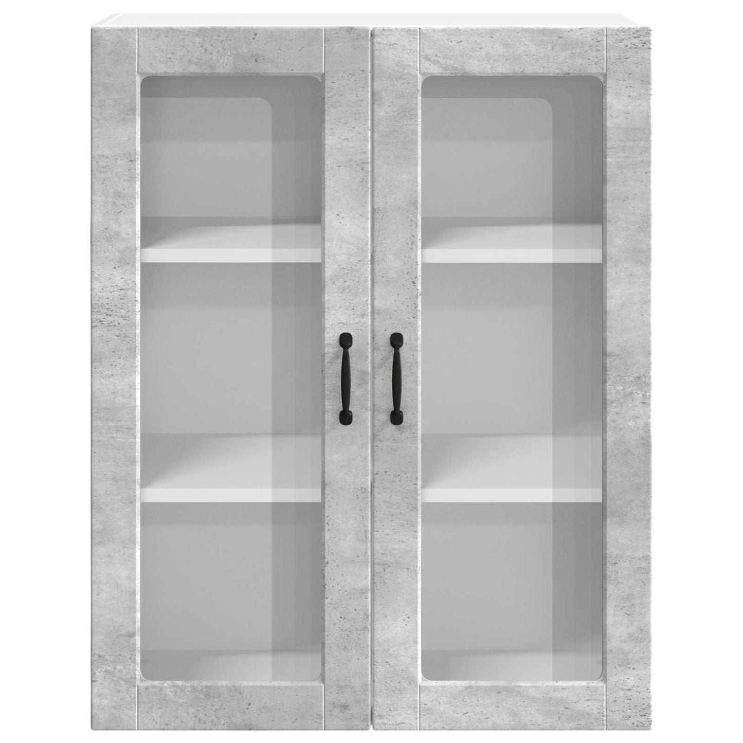 Vegghylle LUCCA Betonggrå 80 x 31 x 100 cm Konstruert tre