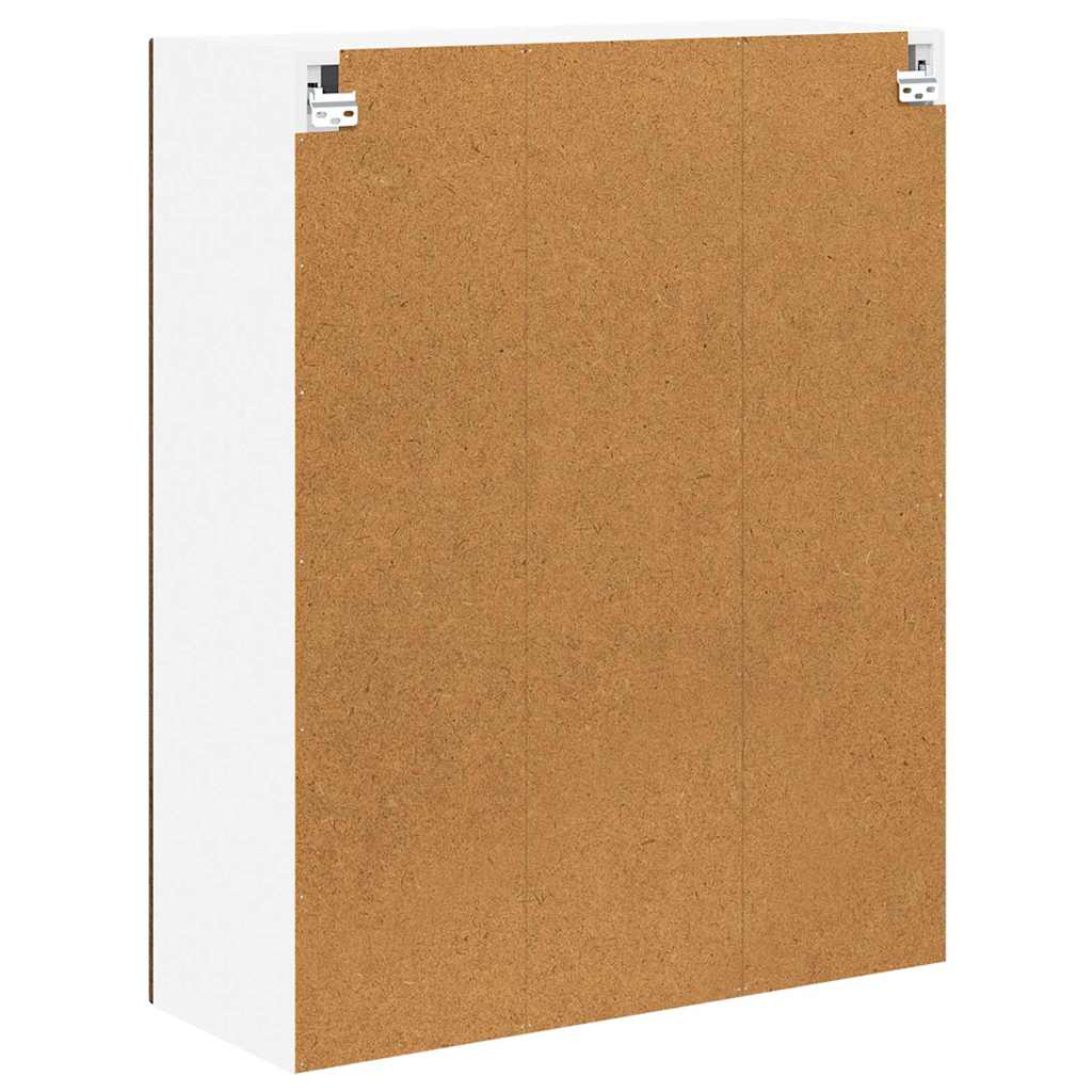 Vegghylle LUCCA Brun eik 80 x 31 x 100 cm Konstruert tre