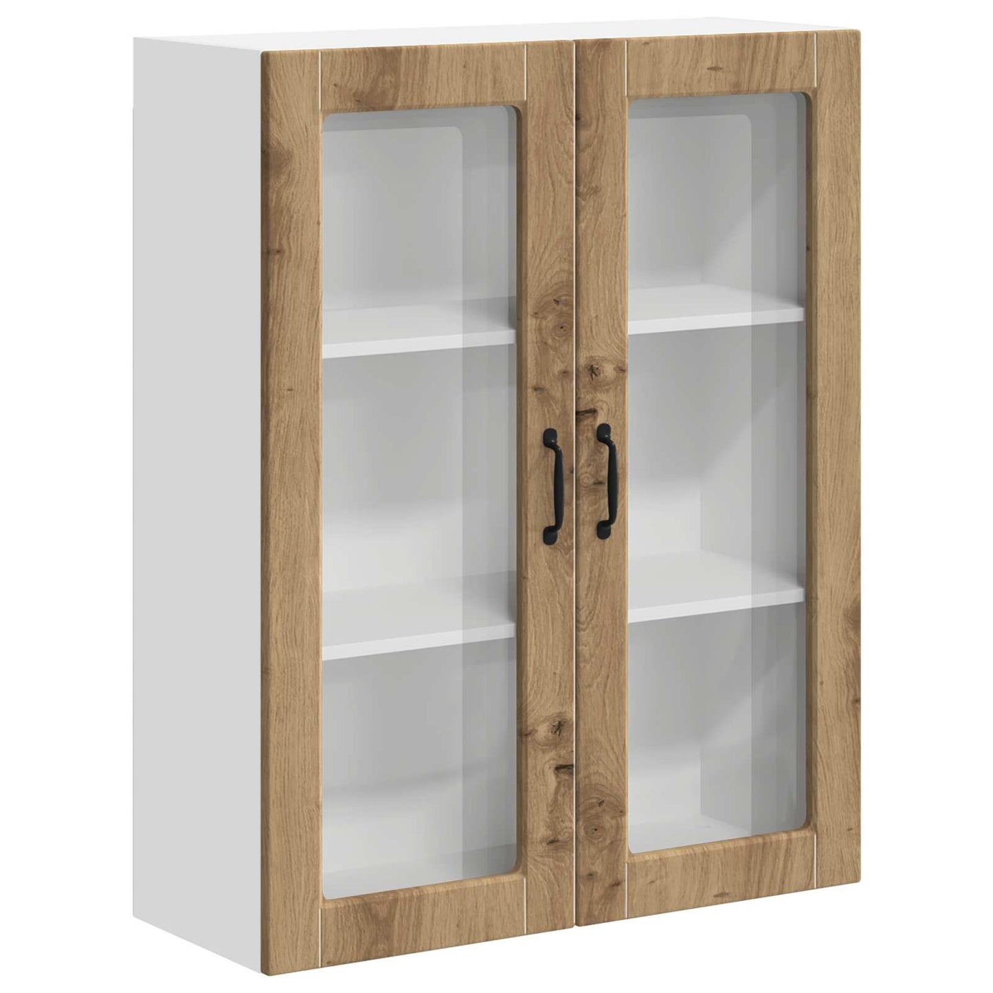 Vegghylle LUCCA Artisan eik 80 x 31 x 100 cm Konstruert tre