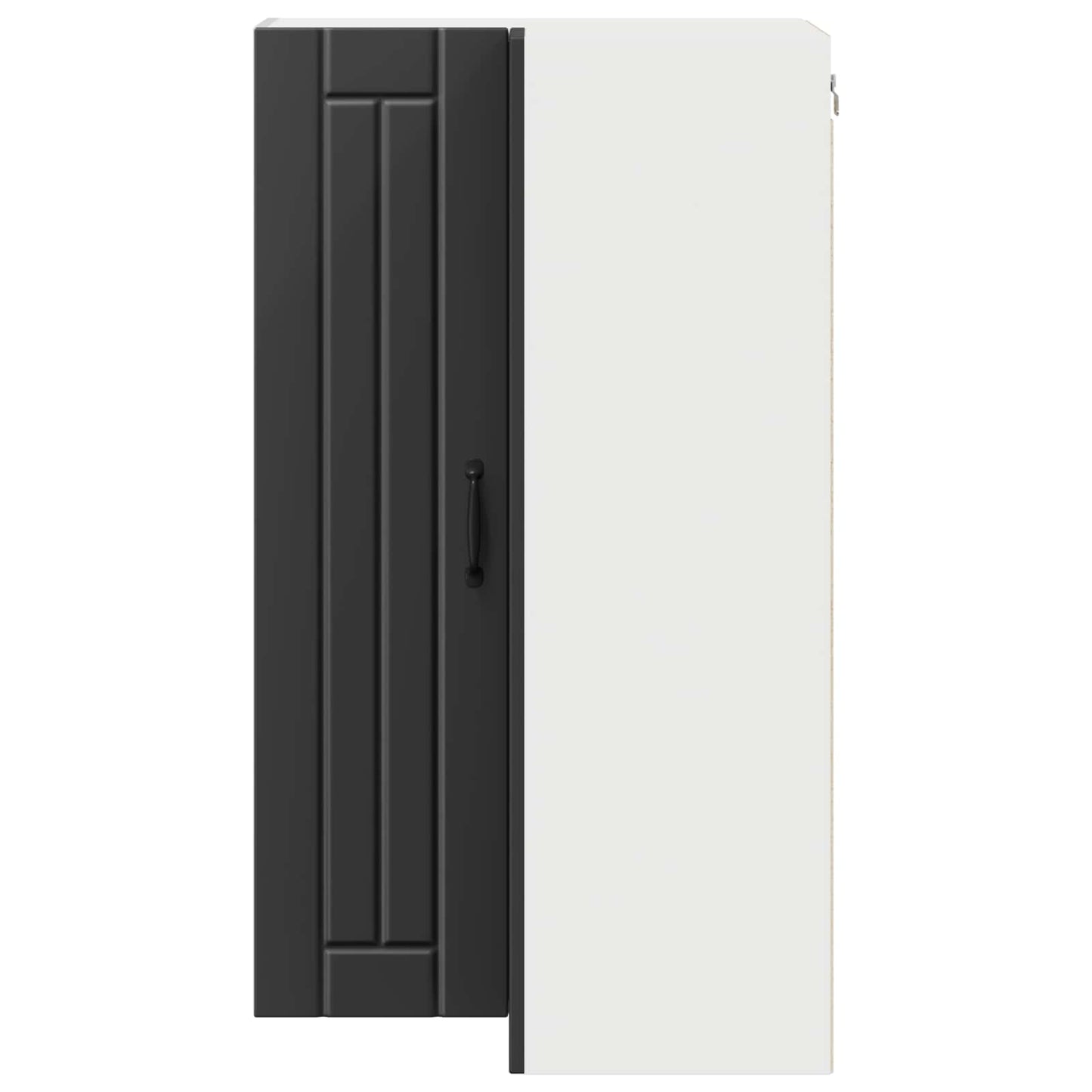 Vegghjørneskap LUCCA Svart 57 x 57 x 100 cm Konstruert tre
