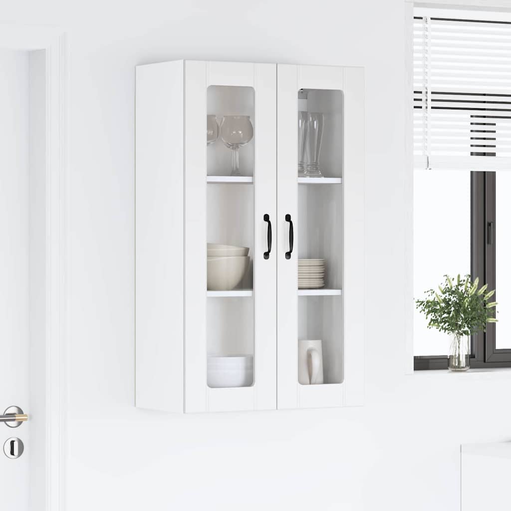 Vegghylle LUCCA Hvit 60 x 31 x 100 cm Konstruert tre