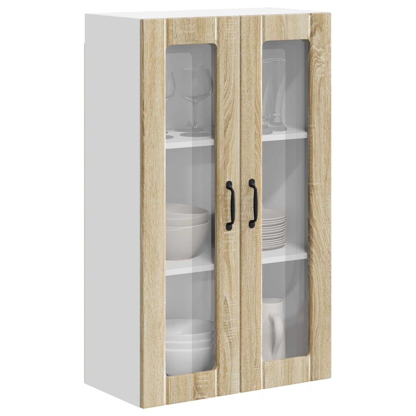 Vegghylle LUCCA Sonoma eik 60 x 31 x 100 cm Konstruert tre